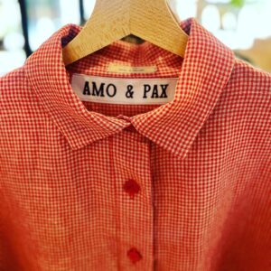 Barndance irtish Linen Shirt RED